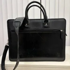 Allen Edmonds | Bags | Allen Edmonds Leather Laptop Crossbody Bag ...